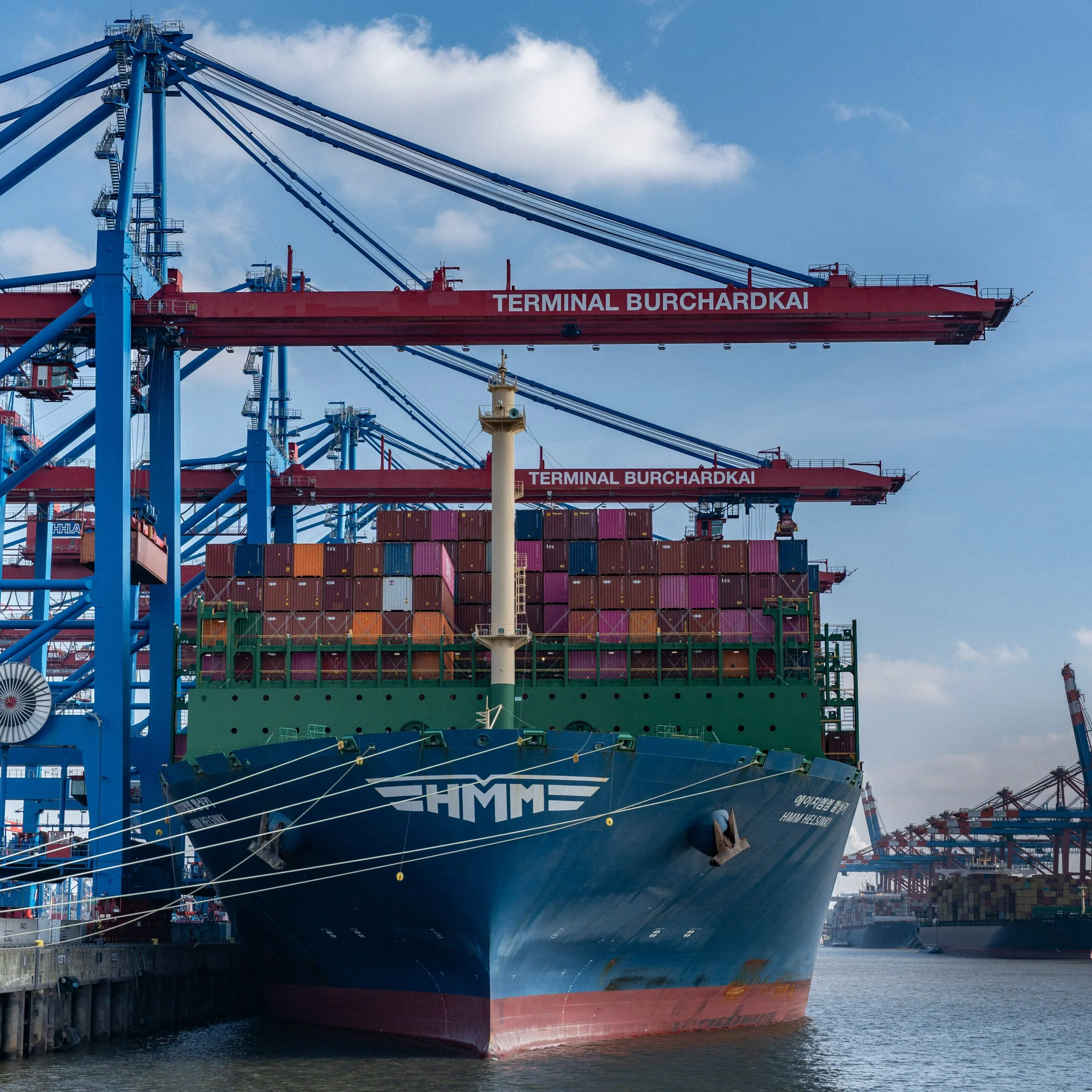 sea ship containers import